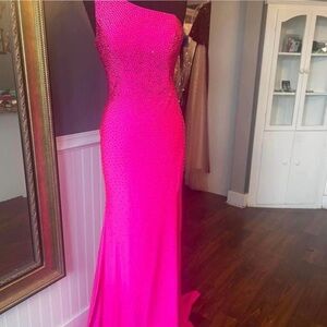 Elegant Pink Prom Dress